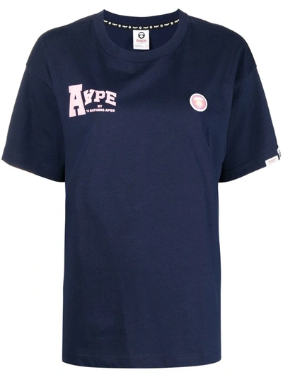 Aape By A Bathing Ape Gummy Bear Graphic-print T-shirt In Blau