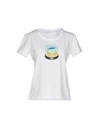 Moschino Swim T-shirts In White