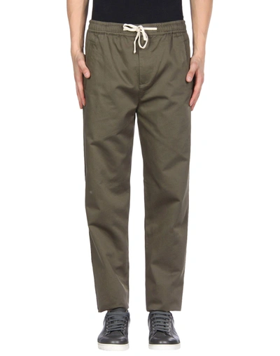 Folk Casual Pants In Military Green