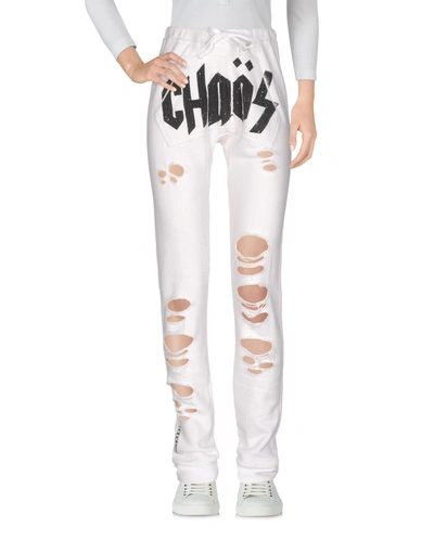 Happiness Casual Pants In White