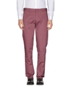 Ps By Paul Smith Casual Pants In Mauve