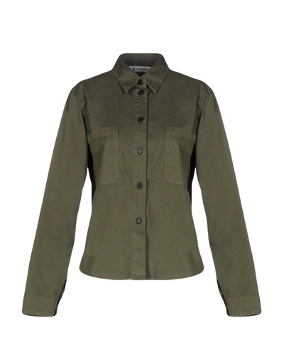 Barena Venezia Solid Color Shirts & Blouses In Military Green