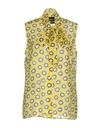 Boutique Moschino Patterned Shirts & Blouses In Yellow