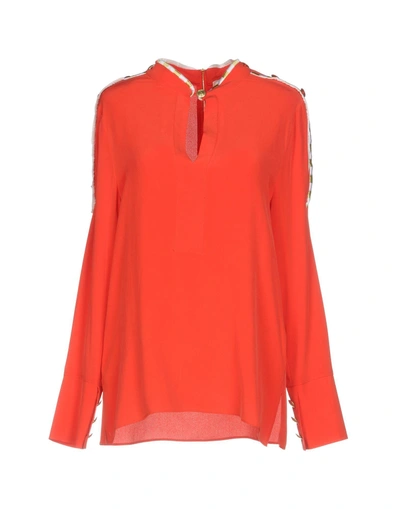 Pierre Balmain Blouses In Coral