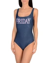 Alberta Ferretti One-piece Swimsuits In Dark Blue