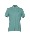 Isaia Polo Shirts In Green