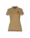 Ralph Lauren Polo Shirts In Khaki