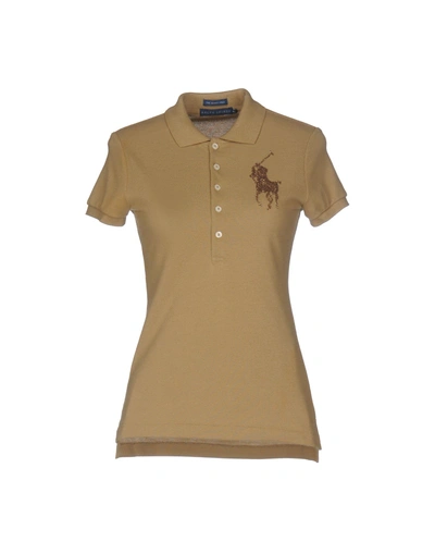 Ralph Lauren Polo Shirts In Khaki
