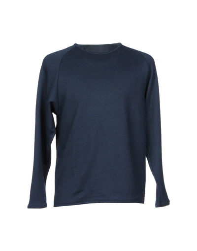 Camo Sweatshirt In Dark Blue