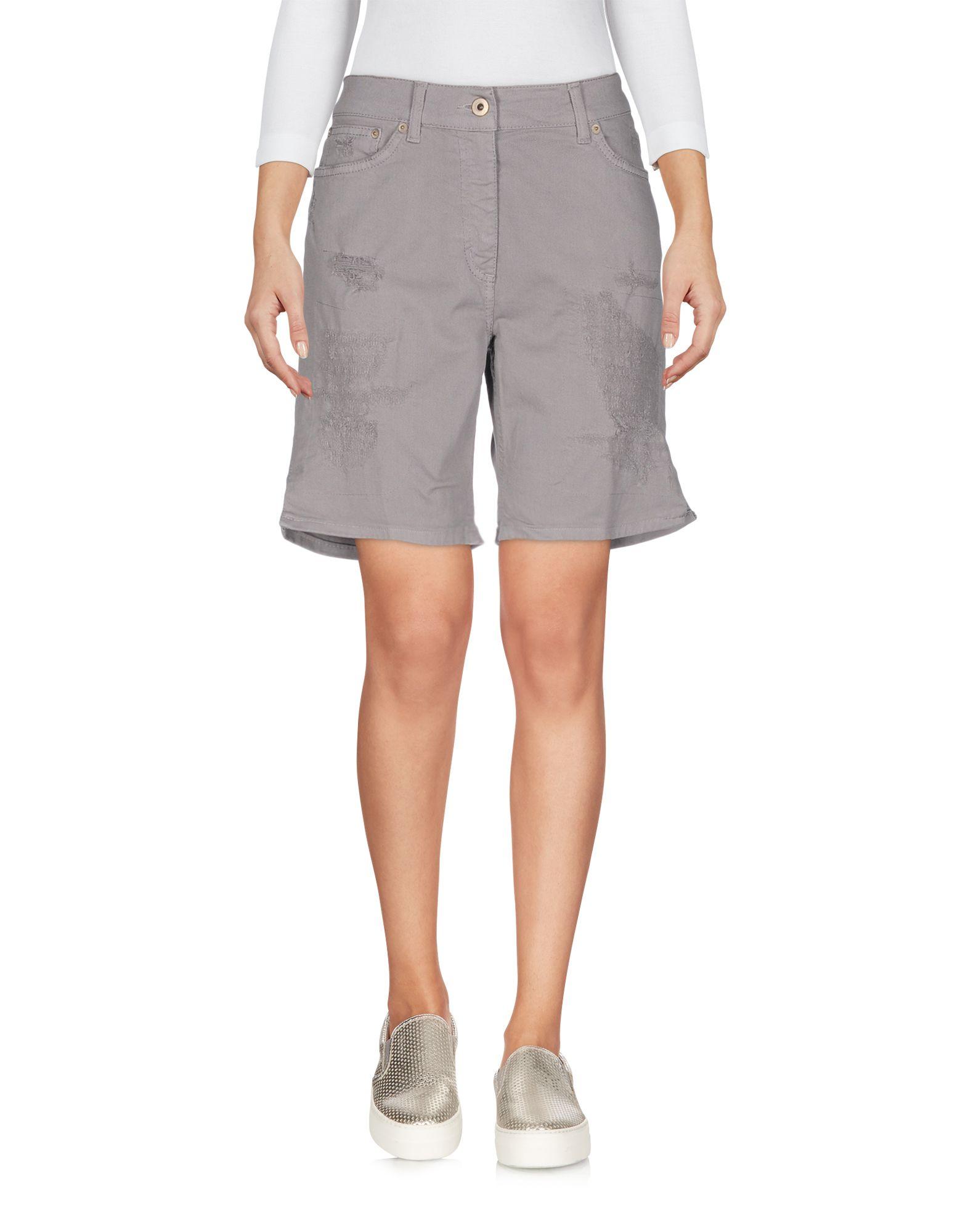 Dondup Denim Shorts In Grey | ModeSens