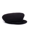 Eugenia Kim Marina Cashmere Marine Cap In Black