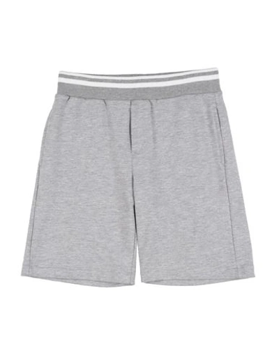 Monnalisa Babies'   Sweat Shorts With Piping In Grey