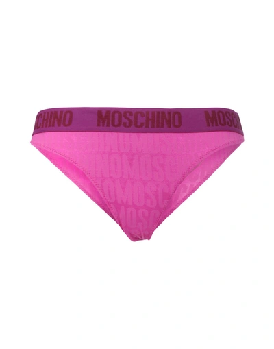 Moschino Underwear Brief In Mauve