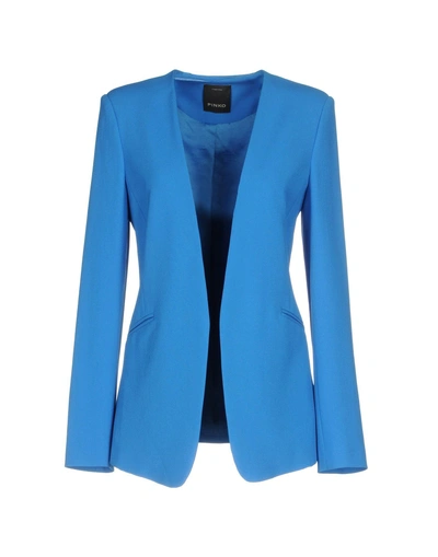Shop Pinko Blazers In Azure