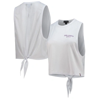 The Wild Collective White Orlando City Sc Twist Back Tank Top