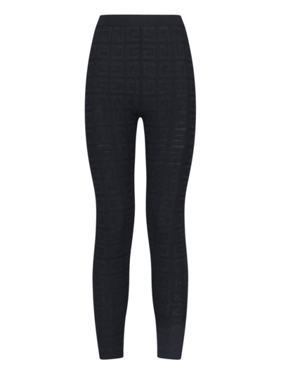 Givenchy Lace Monogram Stretch Legging In Black