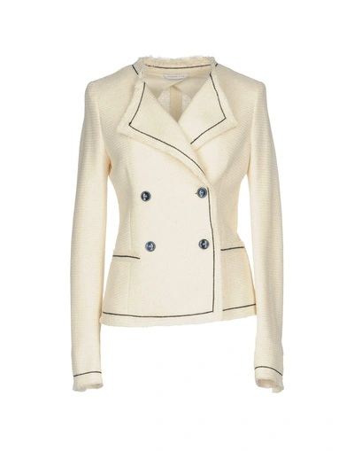 Tonello Suit Jackets In Ivory
