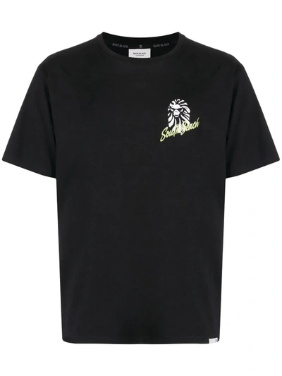Bape Black *a Bathing Ape® Logo-print Short-sleeve T-shirt In Black