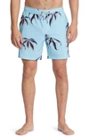 Billabong Sundays Layback Swim Trunks In Aqua