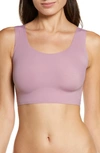 True & Co. True Body Scoop Neck Bralette In Dusky Orchid