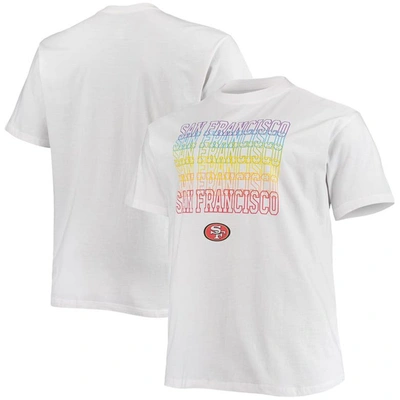 Fanatics Branded White San Francisco 49ers Big & Tall City Pride T-shirt