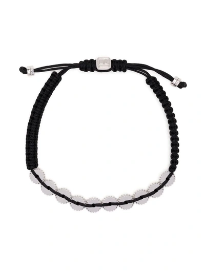 Tateossian Mini Ten Gear Bracelet In Black