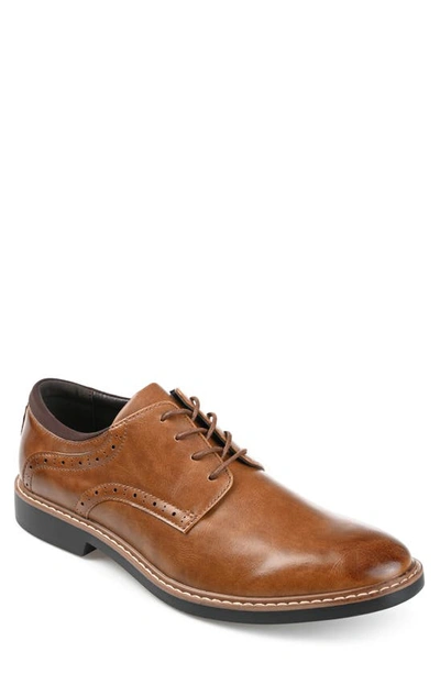 Vance Co. Men's Irwin Brogue Dress Shoes In Brown