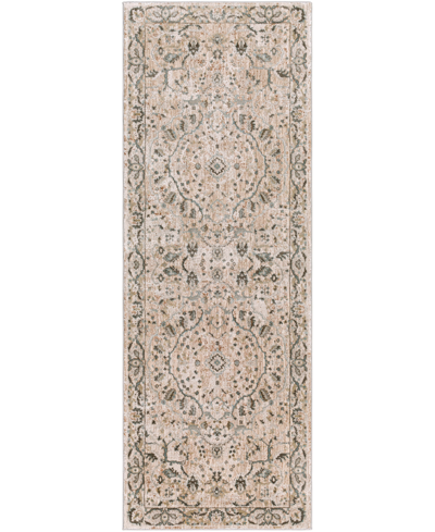 Surya Brunswick Bwk2312 2'7" X 10' Runner Area Rug In Beige