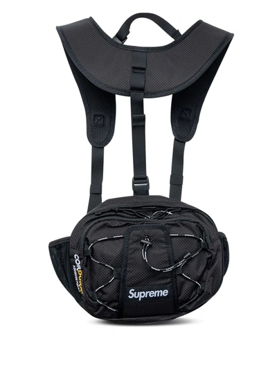 Supreme Harness Waist Bag In Schwarz