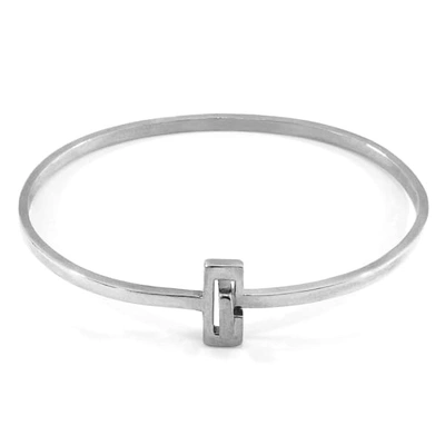 Anchor & Crew Soames Gate Midi Silver Bangle