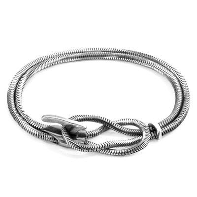 Anchor & Crew Padstow Mooring Silver Chain Bracelet