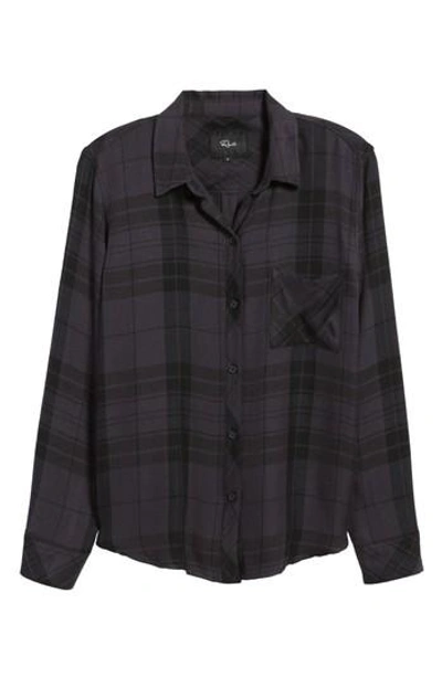 Rails Hunter Plaid Shirt In Onyx/ Charcoal