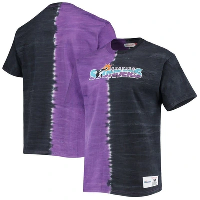 Mitchell & Ness Men's  Purple Seattle Sounders Fc Vertical Tie-dye Top