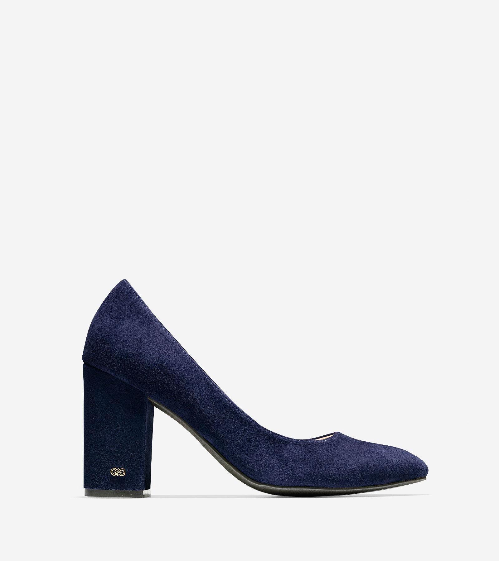 cole haan blue pumps