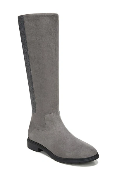 Dr. Scholl's Women's New Start Wide Calf High Shaft Boots Women's Shoes In Grey Fabric