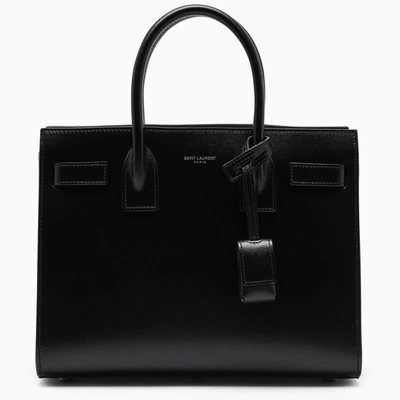 Saint Laurent Black Leather Baby Sac De Jour Bag