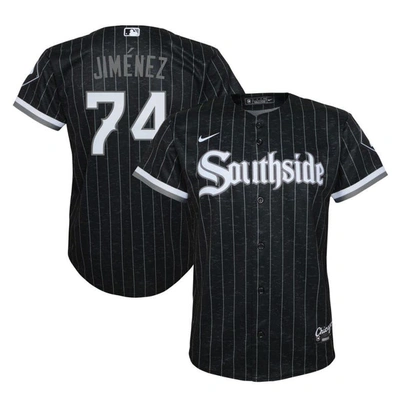 Nike Kids' Youth  Eloy Jimenez Black Chicago White Sox 2021 City Connect Replica Player Jersey