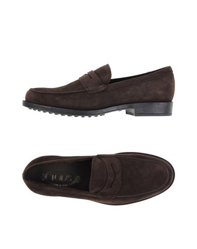 Tod's Loafers In Suede In Dark Brown | ModeSens