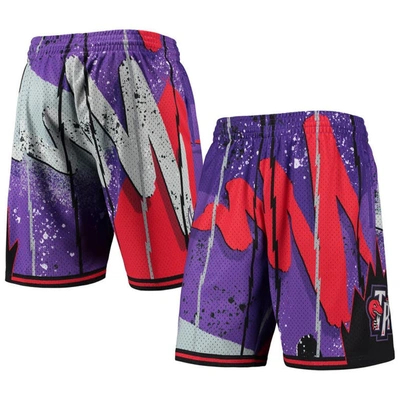 Mitchell & Ness Men's  Purple Toronto Raptors Hardwood Classics 1998 Hyper Hoops Swingman Shorts