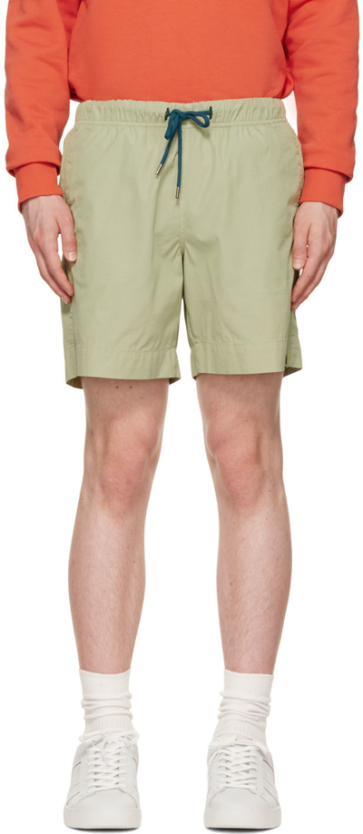 Ps By Paul Smith Khaki Ripstop Shorts In 30 Greens