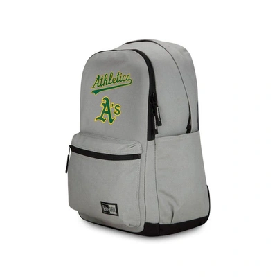 New Era Oakland Athletics Throwback Backpack In Gray