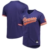 Nike Purple Clemson Tigers Replica Baseball Jersey