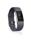 Fitbit Charge 2 Leather Accessory Band In Navy