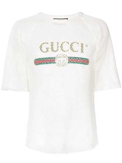 Gucci mesh t shirt top