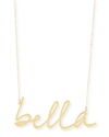 Brevity Bella Large Pendant Necklace In Gold