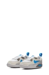 Nike Kids' Air Max 90 Crib Sneaker In White/photo Blue/grey Fog/flat Pewter