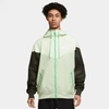 Nike Men's Sportswear Windrunner Woven Hooded Jacket In Honeydew/lime Ice