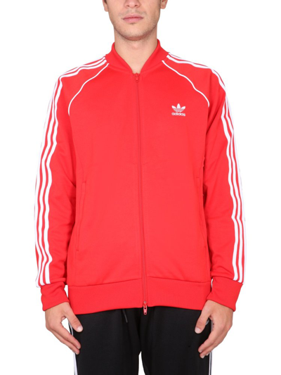 Adidas Originals Adicolor Classics Primeblue Sst Track Jacket In Red