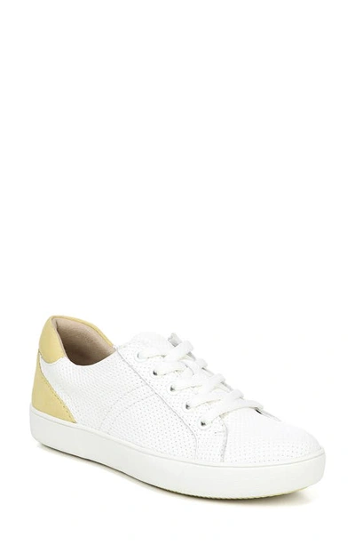 Naturalizer Morrison Sneaker In White Perforated Leather