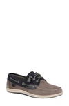 Sperry 'songfish' Boat Shoe In Smoke Pearl Suede